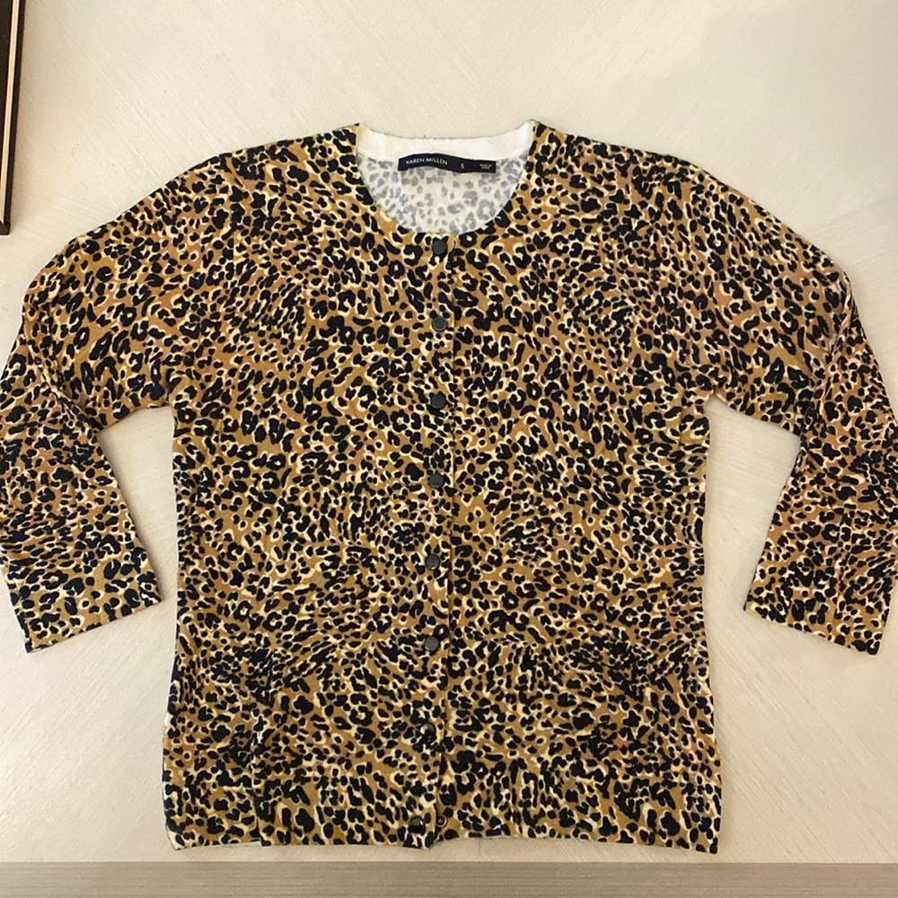 Karen Millen Women’s 3/4 Sleeve Length Top Size Small